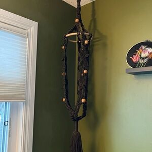 Vintage macrame plant hanger